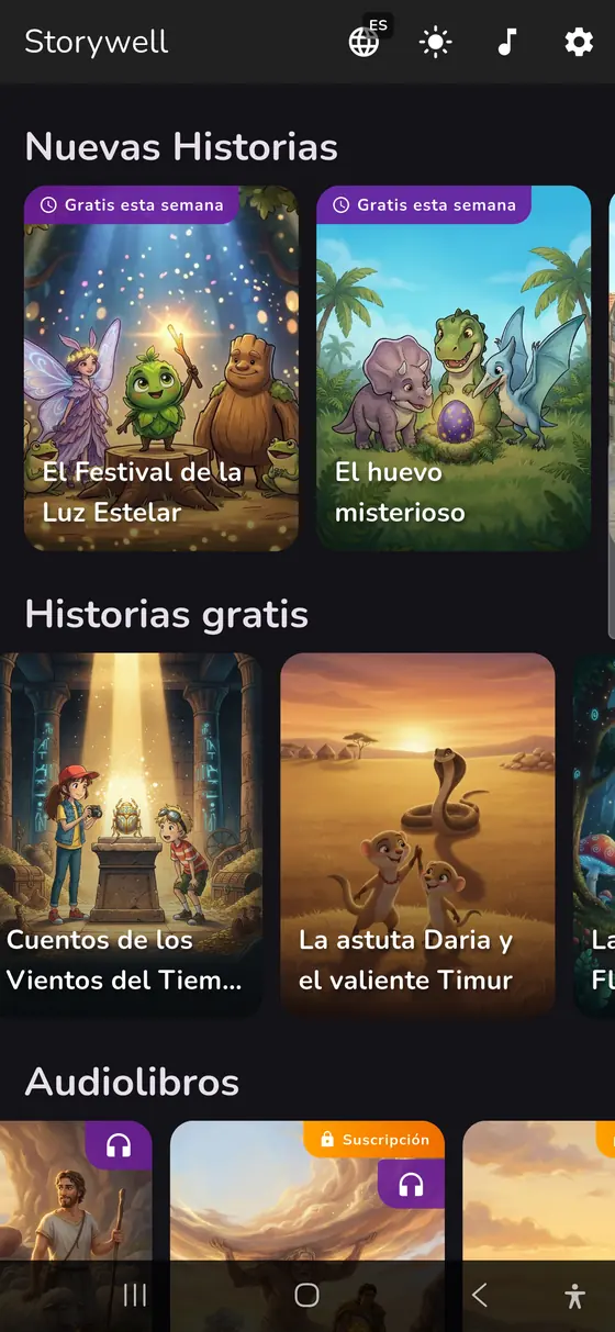 Una biblioteca que crece cada semana — Storywell (Español)