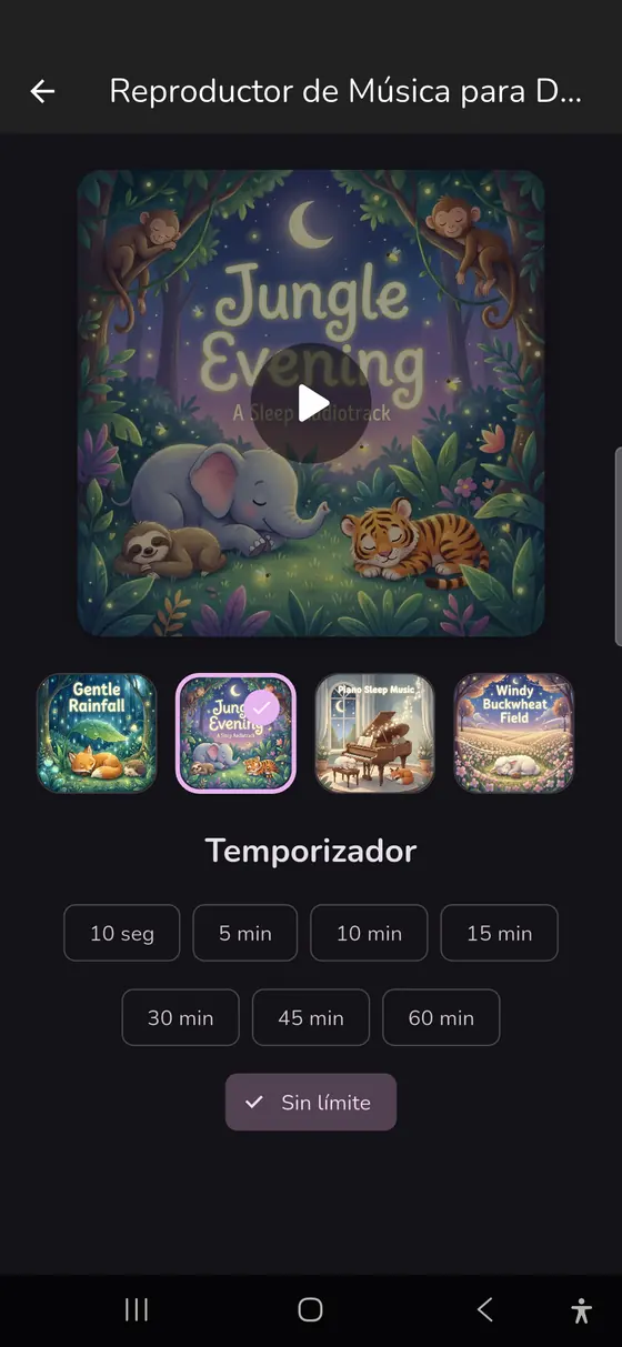 Música para dormir con temporizador — Storywell (Español)