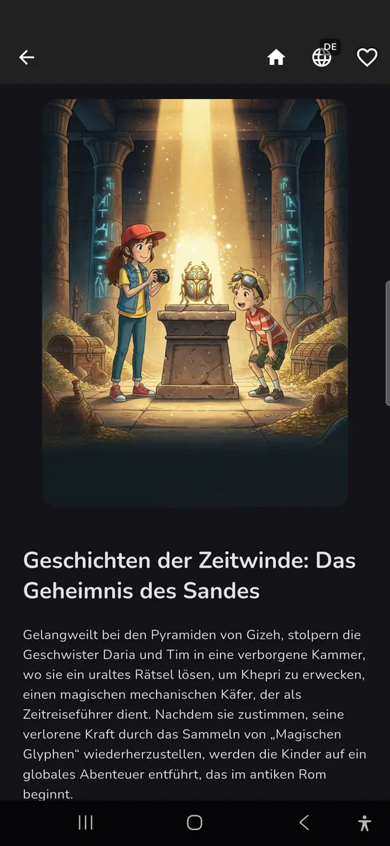 Jede Geschichte vorab im Überblick — Storywell (Deutsch)