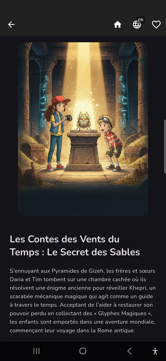 Découvrir chaque histoire avant de commencer — Storywell (Français)
